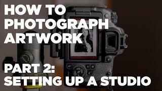 How to Photograph Artwork, Part 2:  How to Set Up a Home Studio & Shoot Your Artwork