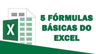 As 5 FÓRMULAS BÁSICAS do Excel que você TEM QUE APRENDER antes do PROCV