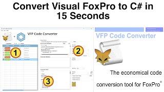 Convert Visual FoxPro to C# in 15 seconds with VFP Code Converter