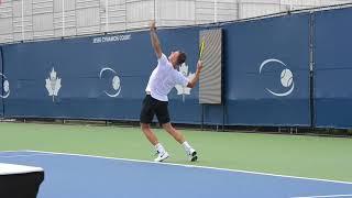 Marton Fucsovics Serves in Slow Motion (2018 Rogers Cup)