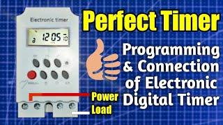 Automatic On/Off  Digital Timer Programmable switch   220V 25Amp KG316T-II Blackt Electrotech