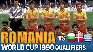 Romania World Cup 1990 Qualification All Matches Highlights | Road to Italy