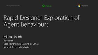 Rapid Designer Exploration of Agent Behaviour