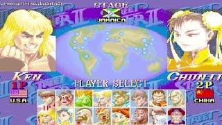 [Fightcade HD] - Super Street Fighter II Turbo Online Casuals - La-men (JPN) vs. scuzbucket (USA)