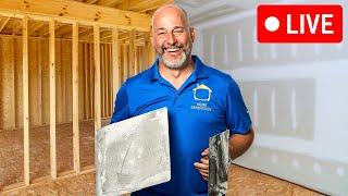 How to Drywall a Room Like a Pro | LIVE Training Session