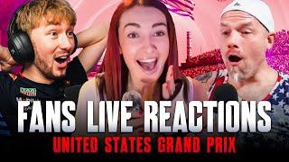 Fans Live Reactions to the 2024 United States Grand Prix