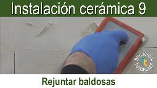 Instalación de cerámica 9: rejuntar o rellenar juntas correctamente (Bricocrack)