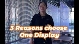 3 Reasons choose OneDisplay Led Screen