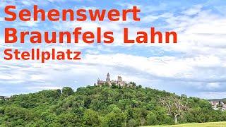 Braunfels Lahn und Stellplatz in der Nähe von Wetzlar