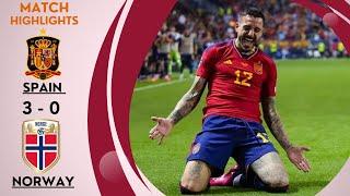 Spain vs Norway 3–0 Highlights | EURO 2024 Qualifying |