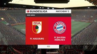 FIFA 22 | FC Augsburg vs FC Bayern München - WWK Arena | Full Gameplay