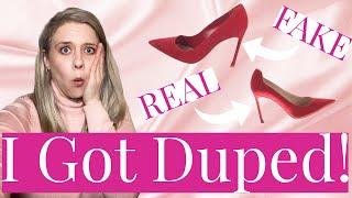 Royal Fashion FAIL! How to NOT Buy Designer Shoes, My The Real Real Fake Dior Pumps (In My Opinion)