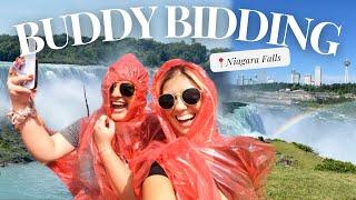 BUDDY BIDDING TRIP TO NIAGARA FALLS!! // Flight Attendant Life