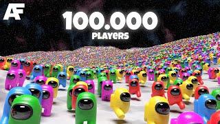 Among Us, but with 100.000 players