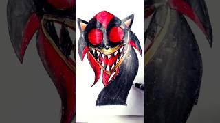 Drawing sprunki shadow in Phase 1-2-3-4 #drawing #art #sonic #shorts