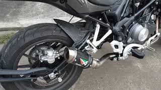 Benelli TrK 502 AR exhaust