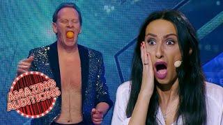 Stevie Starr 'The Human Regurgitator' RETURNS | Amazing Auditions