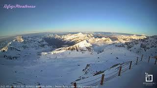 Timelapse Rifugio Città di Mantova, Monte Rosa - 9 Maggio 2022