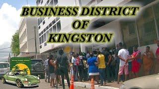 Driving through Downtown Kingston Business District | Driving In Jamaica in 2022