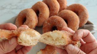 No Egg！ No Milk！ Extremely Soft and Fluffy Homemade Donuts! Incredibly Easy! Easy recipe for Vegans