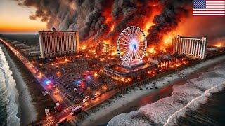 Latest Updates: Chaos in USA! 175 Wildfires Destroy Everything in Myrtle Beach, South Carolina