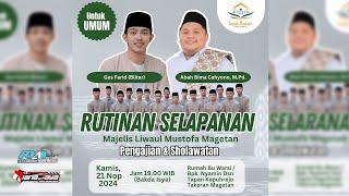 LIVE PENGAJIAN Majelis Liwaul Mustofa Magetan BERSAMA Gus Farid (Blitar) & Abah Bima Cahyono, M.Pd.