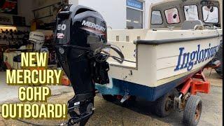 The Ultimate Upgrade: Brand New Mercury 60HP on my Fishing Boat!