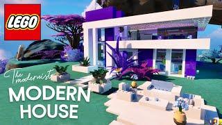 LEGO Fortnite: I Built a Modern House on the Floating Islands!