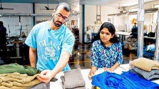 Inside a Luxury Sweater Factory in India