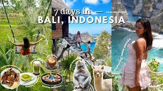 BALI 2024  Exploring bali for 7 days, budget villacafe culture️nusa penida, temples |watch in 4K