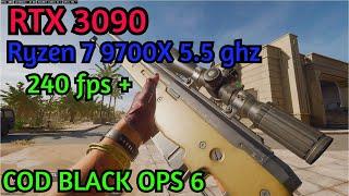 RTX 3090 + RYZEN 7 9700X | COD BLACK OPS 6 | COMPETETIVE SETTINGS | Overclocked! | 240 FPS