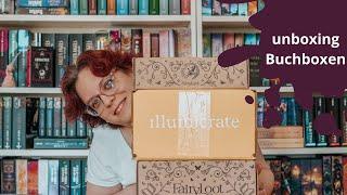 Buchboxen unboxing - Fairyloot & Illumicrate April 2024