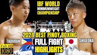 2024 | PEDRO TADURAN VS. GINJIRO SHIGEOKA | FULL FIGHT HIGHLIGHTS