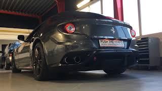 Ferrari FF mit Capristo Abgasanlage, X-Pipe, Klappen und Remote Kit