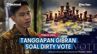 Pengakuan Gibran saat Ditanya Soal Film Dokumenter Dirty Vote