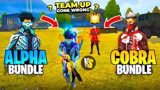 Legendary Cobra Bundle Vs New Alpha Flameborn  Team Up Gone Wrong #Shorts - Garena Free Fire