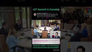 (G7)Only The Leader, Lee Jae Myung,South Korea Got Excluded From Joining Meetings Hosted by Carney