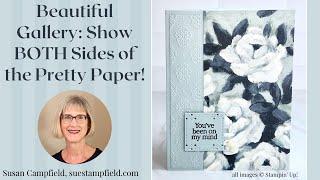 Favorite Card Layout! Show Both Sides of the Designer Series Paper!