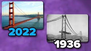 Comparison: Famous Places Then and Now