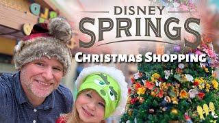 Disney Springs Christmas Shopping with Harper & Adam | Disney Springs Christmas Time at Disney World