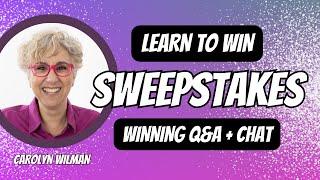 How to Win Sweepstakes - Q&A + Chat