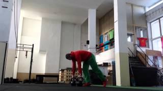 Handstand on Kettlebell