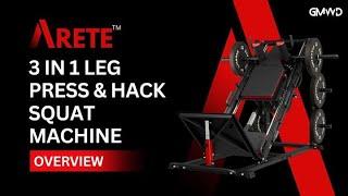 GMWD Arete Leg Press and Hack Squat Machine | Product Overview