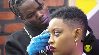 #wamunigga #barberlife #haircut #hairstyle wamunigga giving sandra lovatic haircut official video