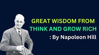 Great wisdom from the book Think and Grow rich by Napoleon Hill | Inner Inspiration