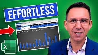 Excel Chart Revolution: One Formula, Zero Macros – Effortless Dropdown Switching!