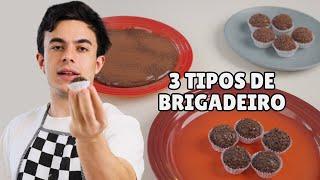 3 TYPES OF BRIGADEIRO | COOK TOMMY