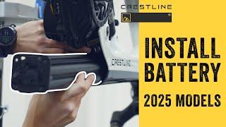 Install Battery on 2025 Crestline | Crestline How To's | Bosch CX Performance