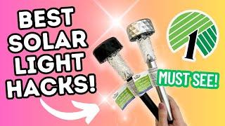 Dollar Tree SOLAR LIGHT HACKS - Patio + Outdoor DIYS 2025 - AMAZING High End Hacks You Have To See