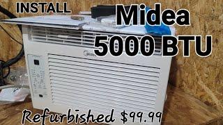 Midea 5000 BTU, REFURBISHED. ONLY $99.99.  CHANGING OUT OLD WINDOW UNIT..️️️